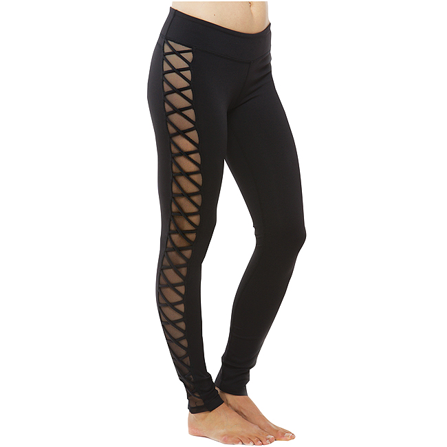 Romance Lace-Up Mesh Legging – tipsntrends