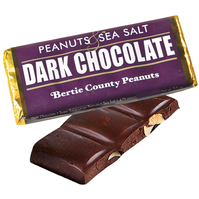 Dark Chocolate Candy Bar with Peanuts tipsntrends